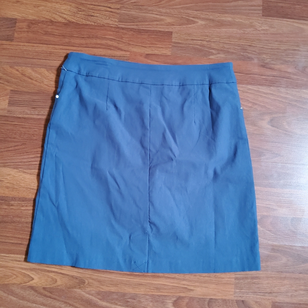 New Tribal Pull On Skort Mini Skirt Size 12 Blue - Picture 3 of 6